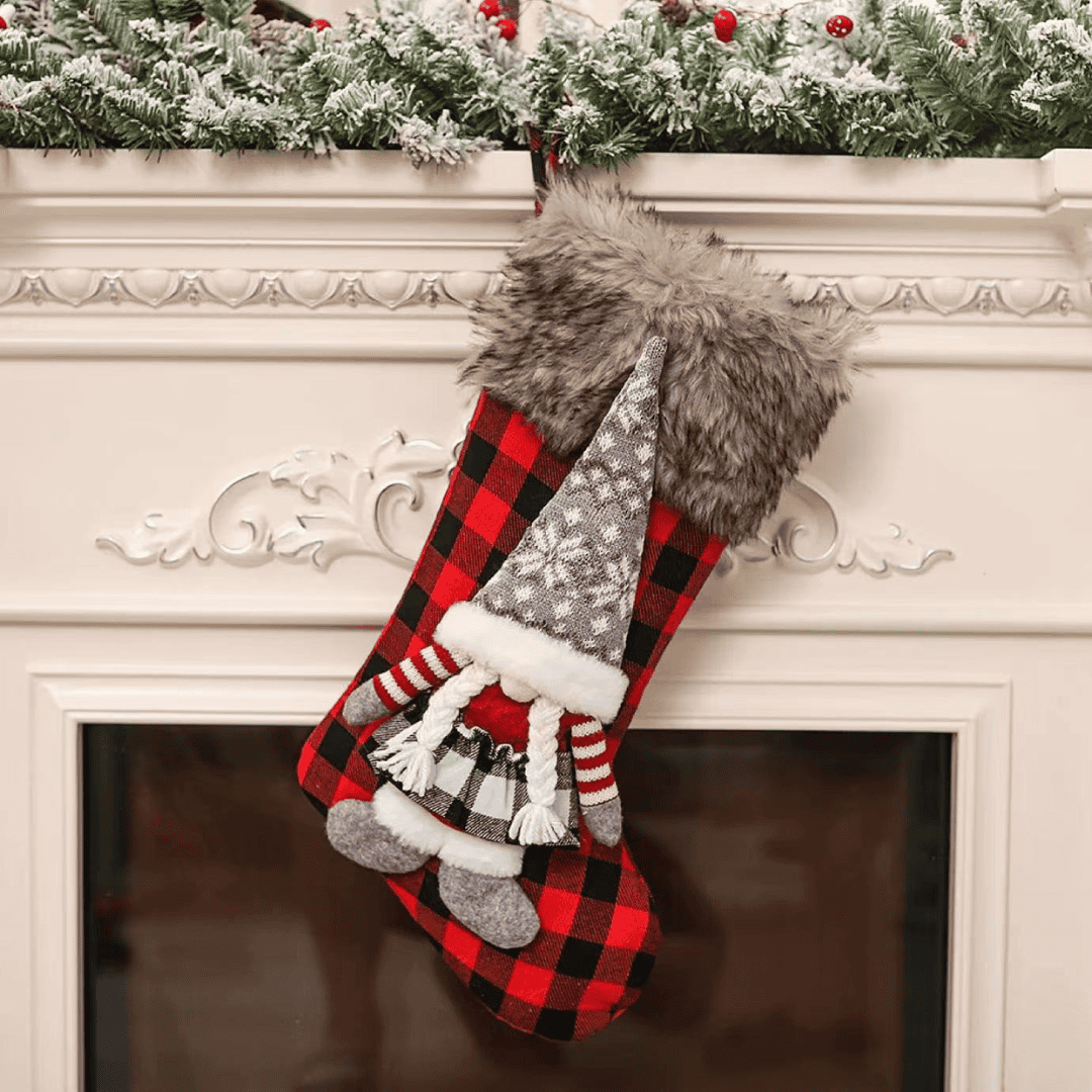 Buffalo Plaid Christmas Stocking