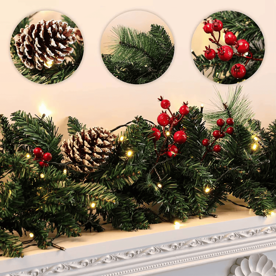 2.5M Green Christmas Garland