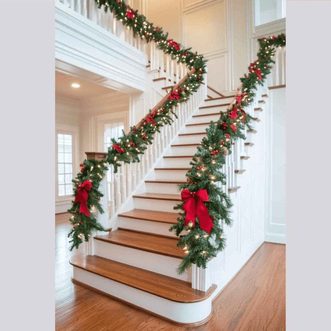 2.5M Green Christmas Garland