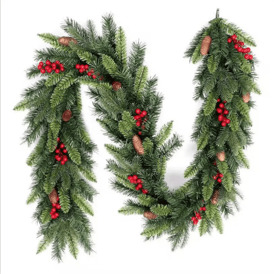 2.5M Green Christmas Garland