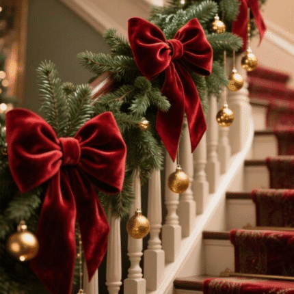 Big Velvet Christmas Bow