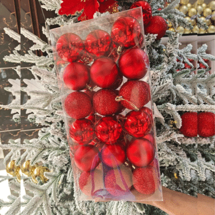 36pcs Christmas Balls 6cm