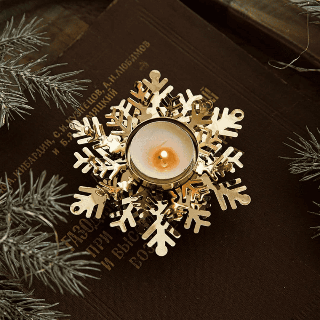 Snowflake Candle Holder