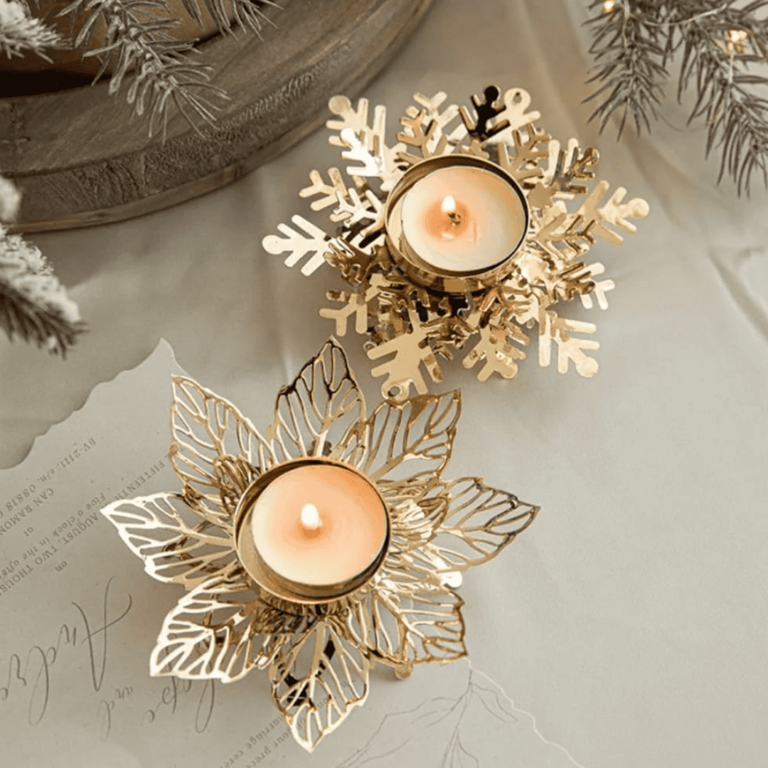 Snowflake Candle Holder