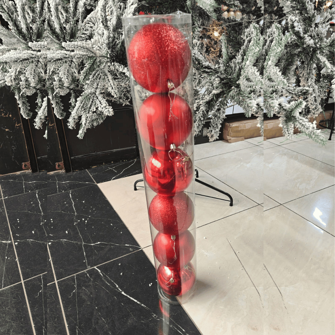 6pcs Christmas Balls 12cm