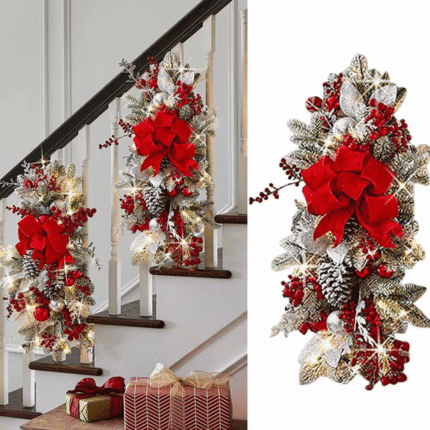 Red Christmas wreath