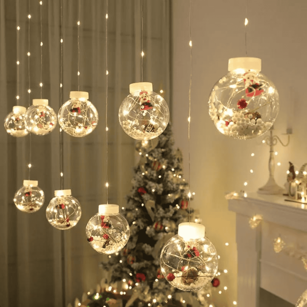 Christmas Wish Ball LED Garland