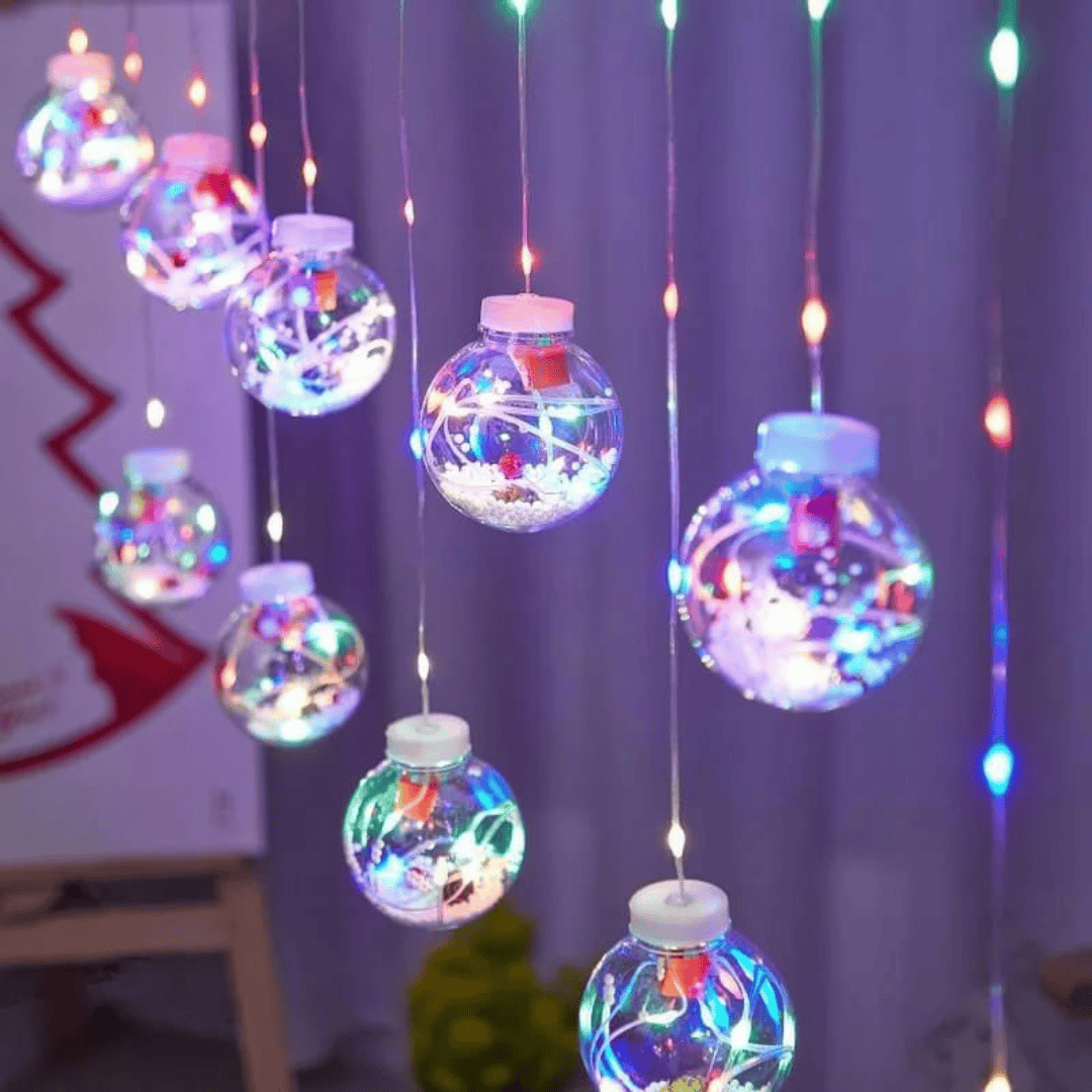 Christmas Wish Ball LED Garland