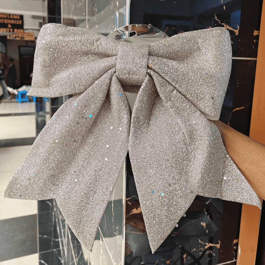 Christmas Glitter Ribbon Bows
