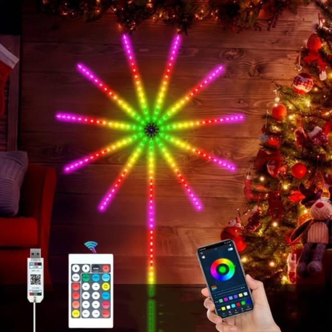 Christmas Smart Control IC LED 5V RGB Fireworks Light
