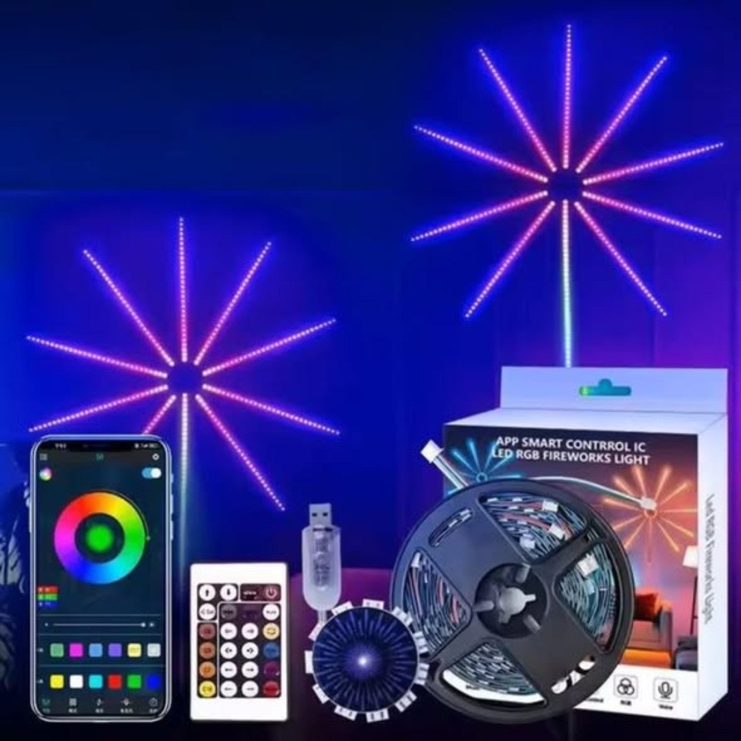 Christmas Smart Control IC LED 5V RGB Fireworks Light