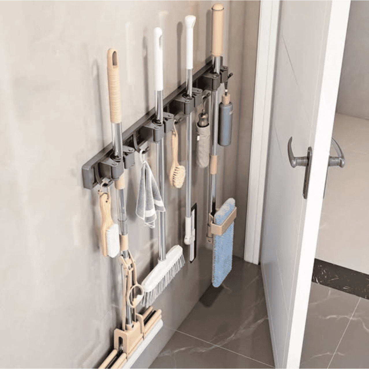 Wall Mounted Mop Holder