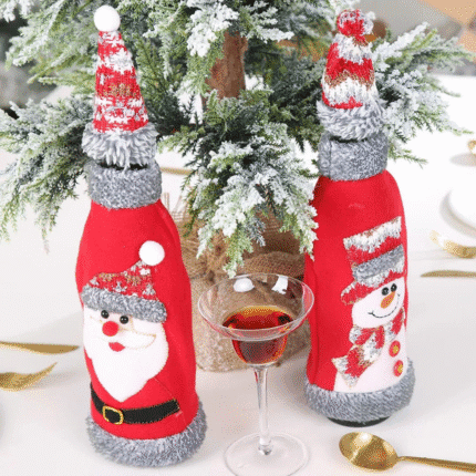 Christmas Wine Bottle Cover