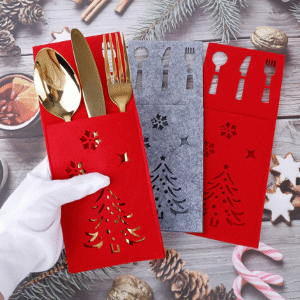 Xmas Cutlery Bag