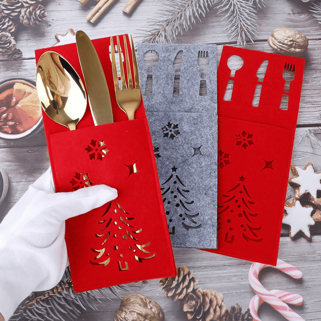 Xmas Cutlery Bag