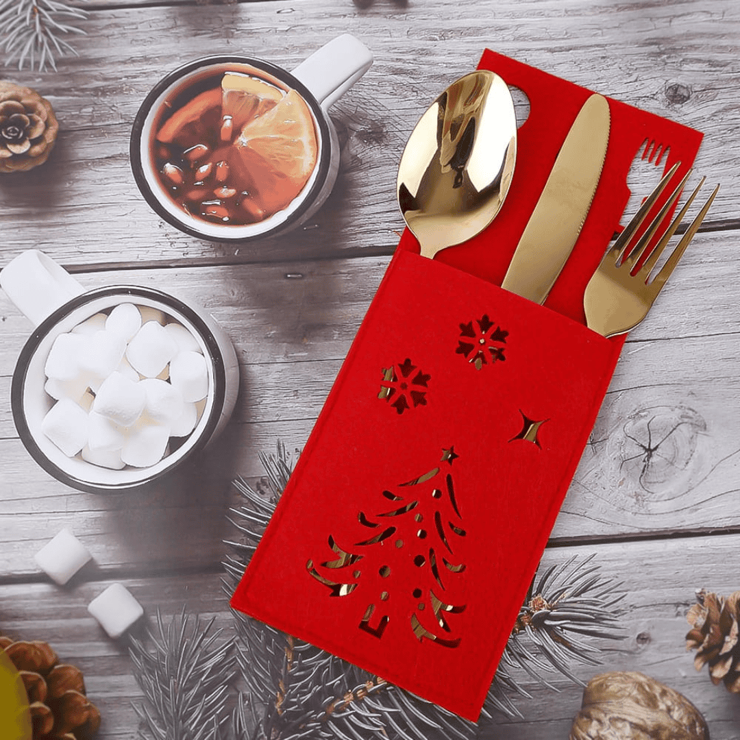 Xmas Cutlery Bag