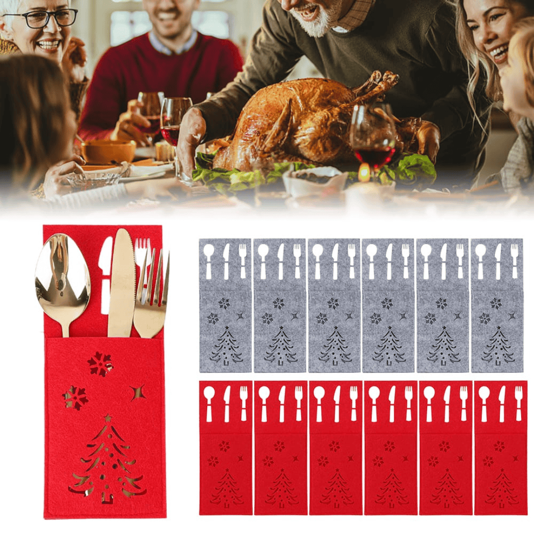 Xmas Cutlery Bag