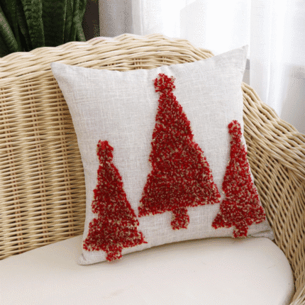 Christmas Tufted Cushion Cover
