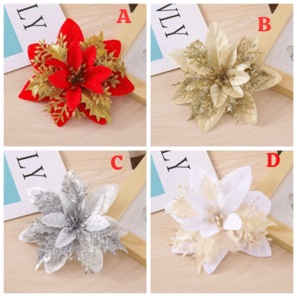 Christmas Flower Décor Set