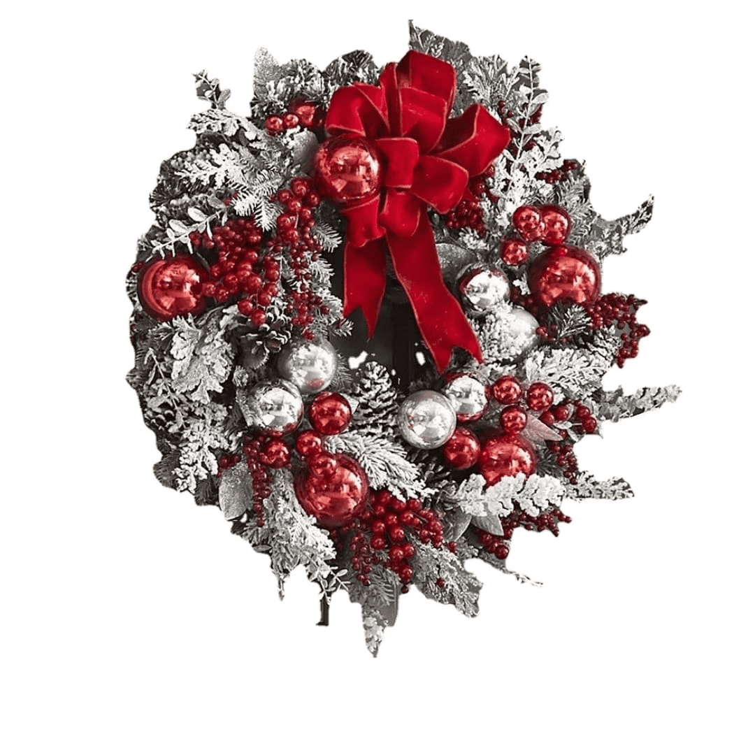 Christmas Wreath Rattan Set