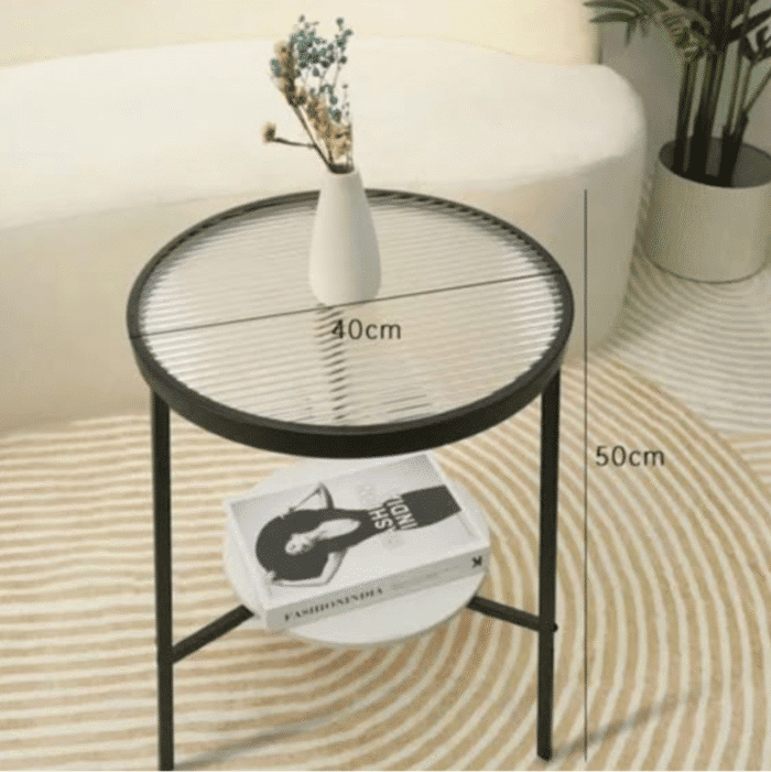 Stone Plate Side Table