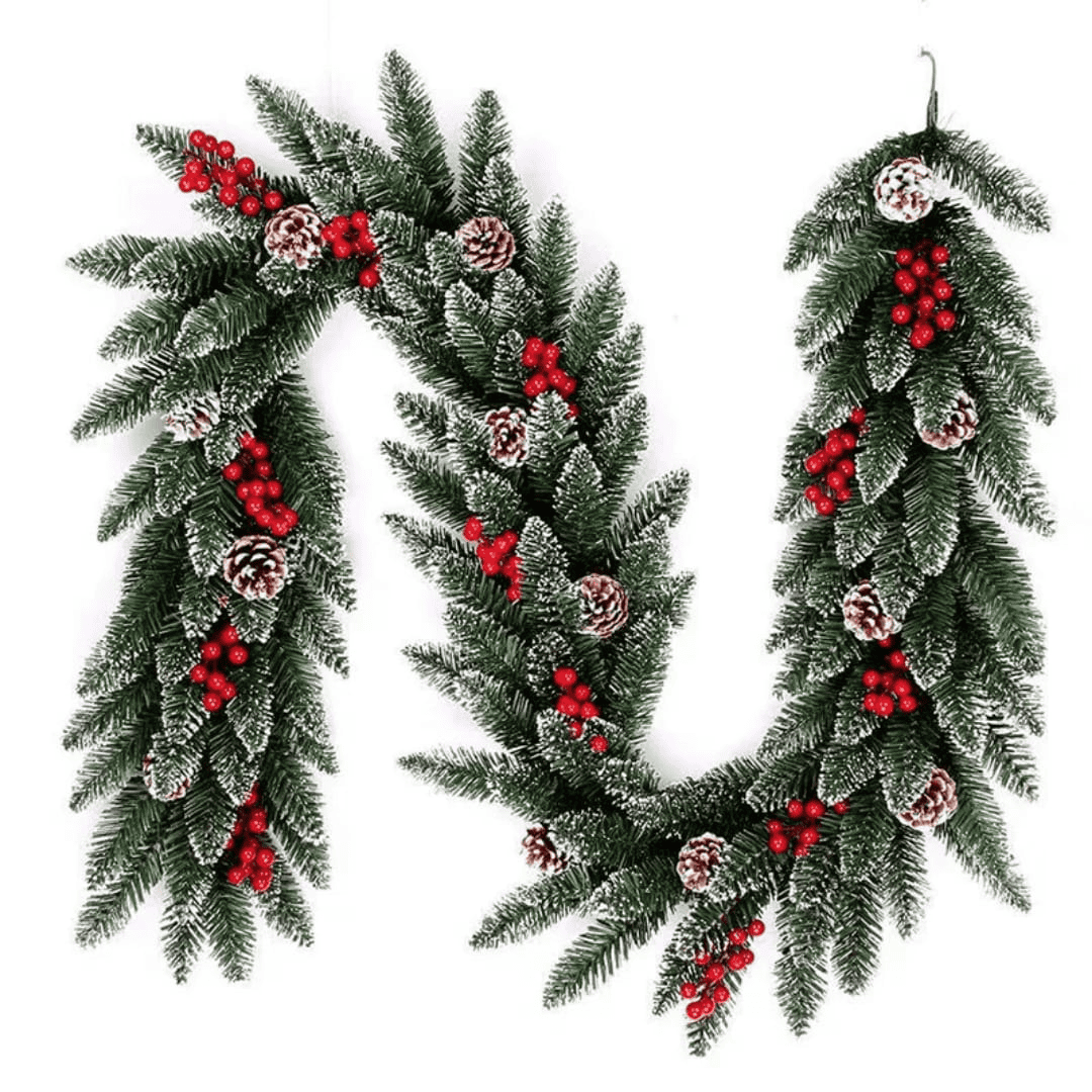 2.7M Christmas Wreath Artificial Flower Tree Garland