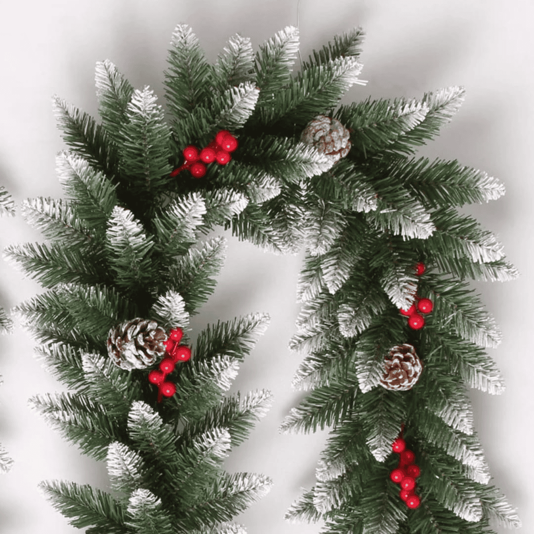 2.7M Christmas Wreath Artificial Flower Tree Garland