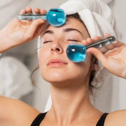 2pcs Ice Globes for Facials Massage Tool Set