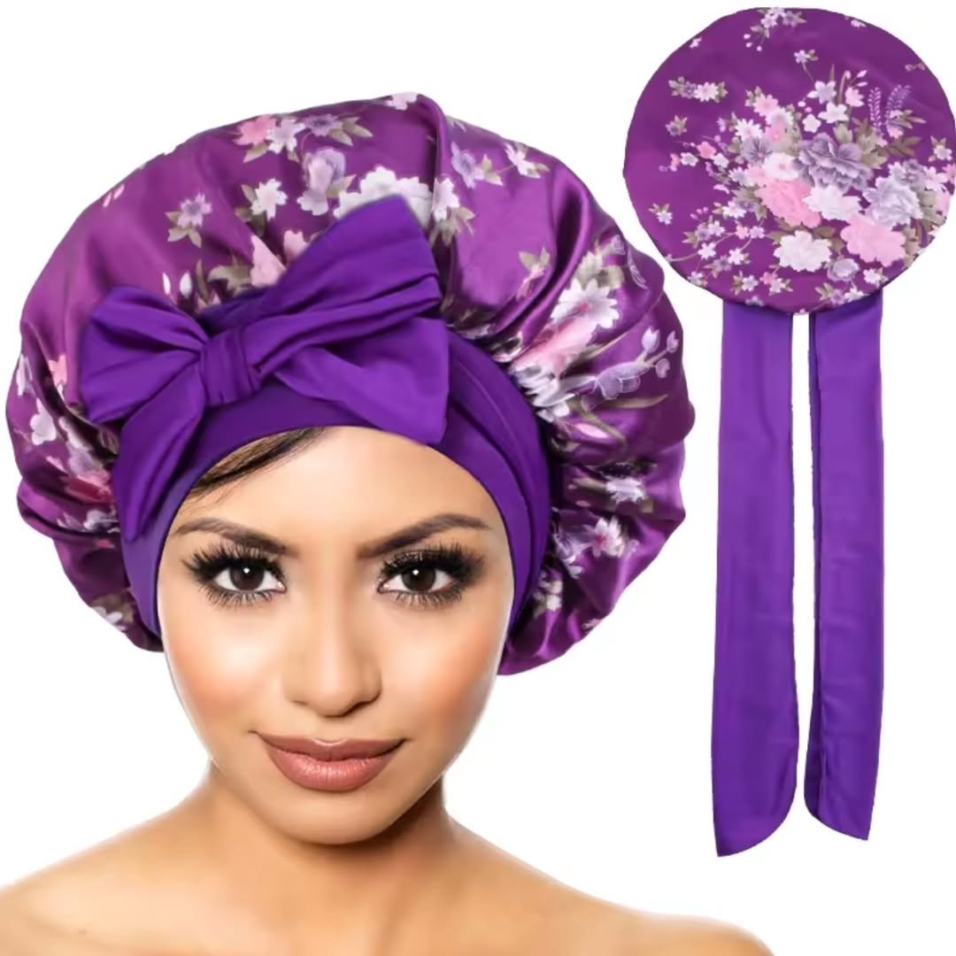 Tie Back Sleeping Bonnets