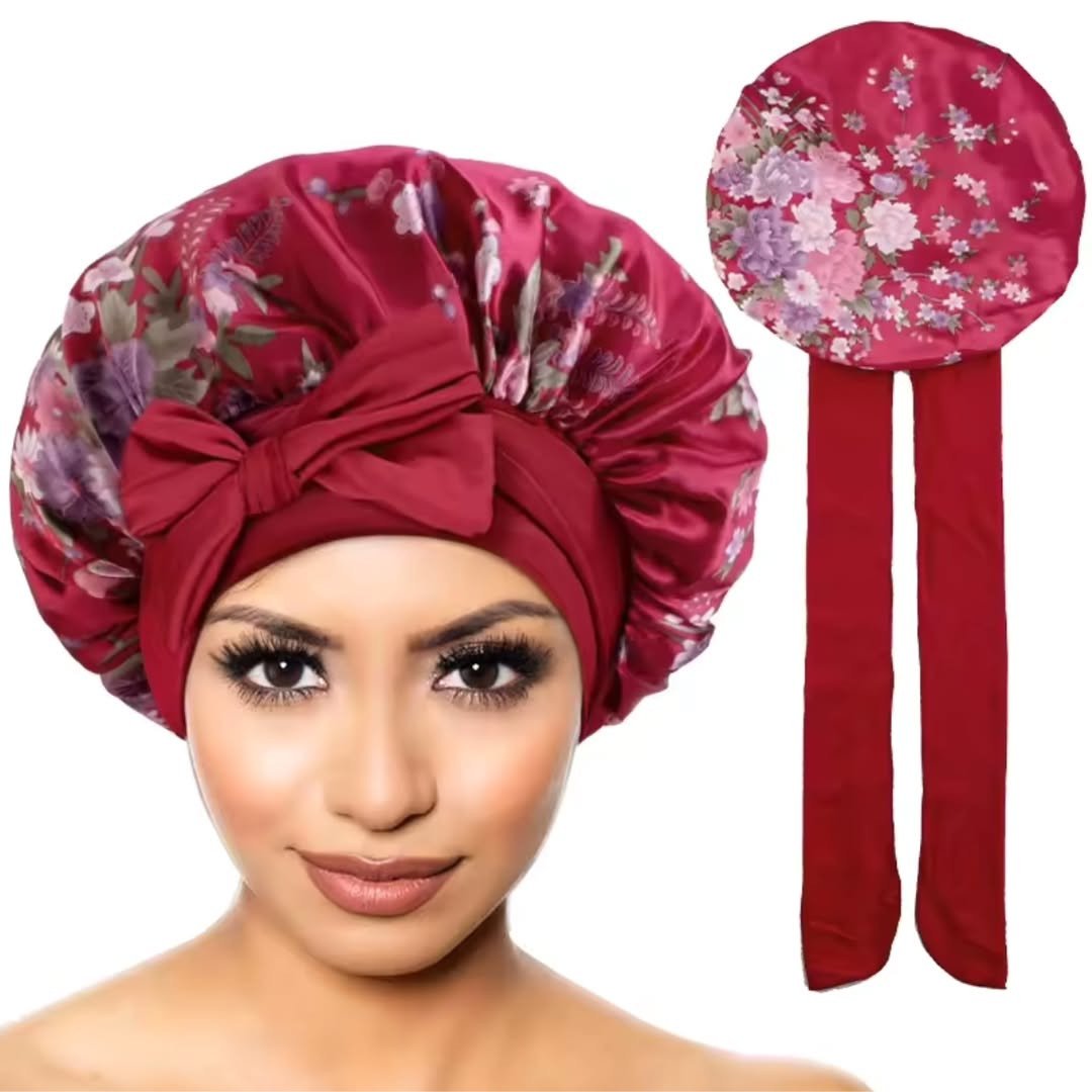 Tie Back Sleeping Bonnets