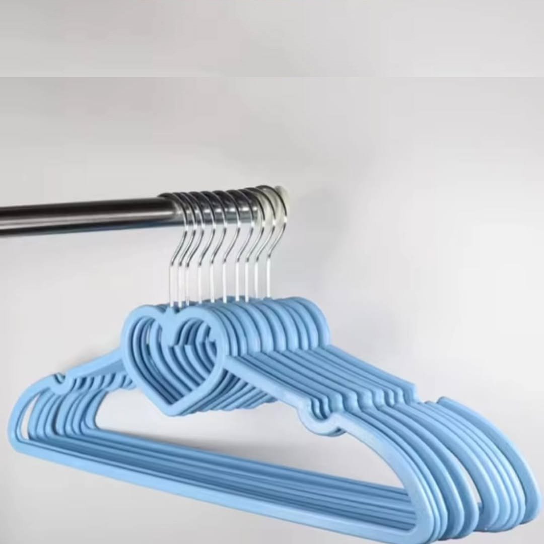 ABS Heart Hangers 10pcs Set