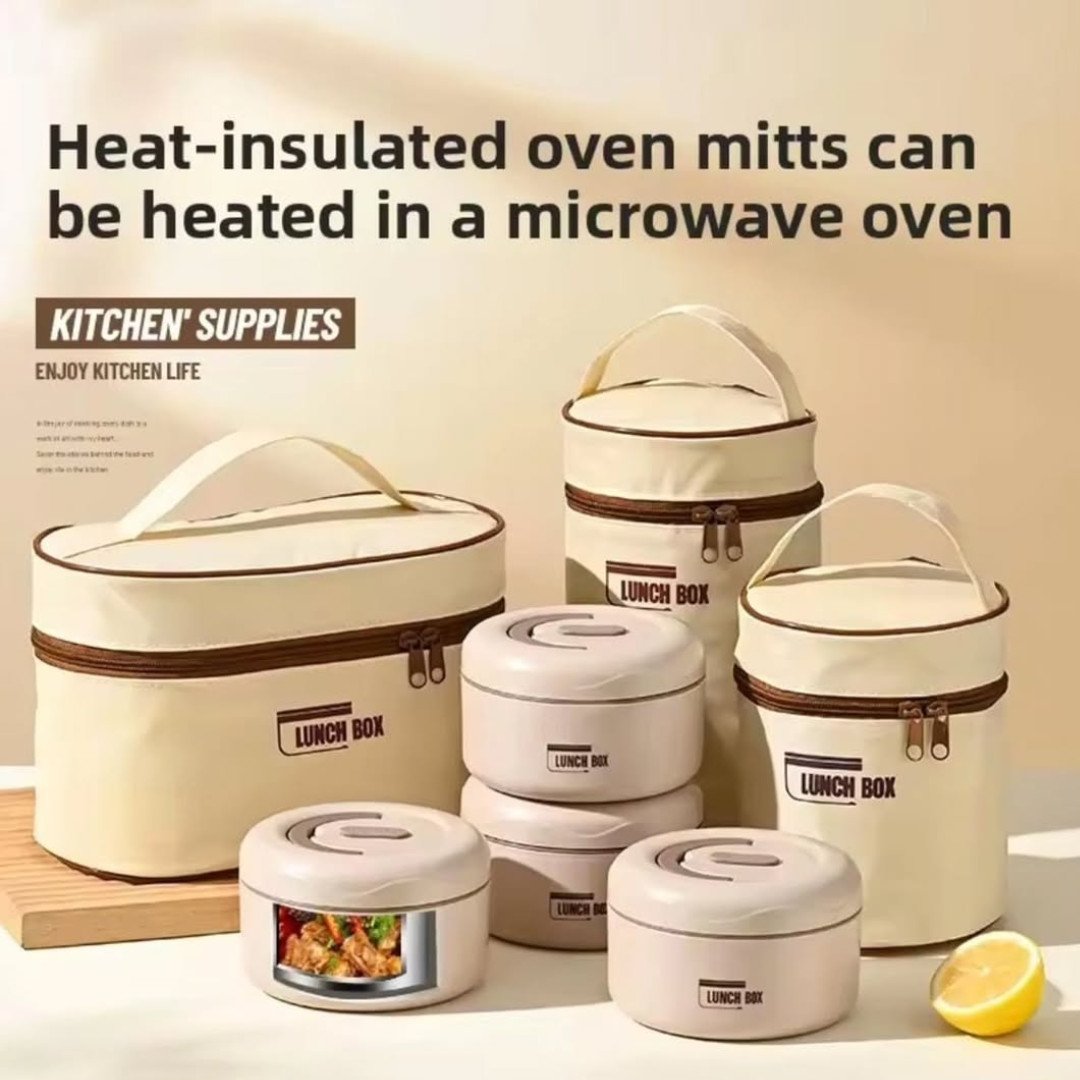 5 in 1 Lunch Insulated Set Combo