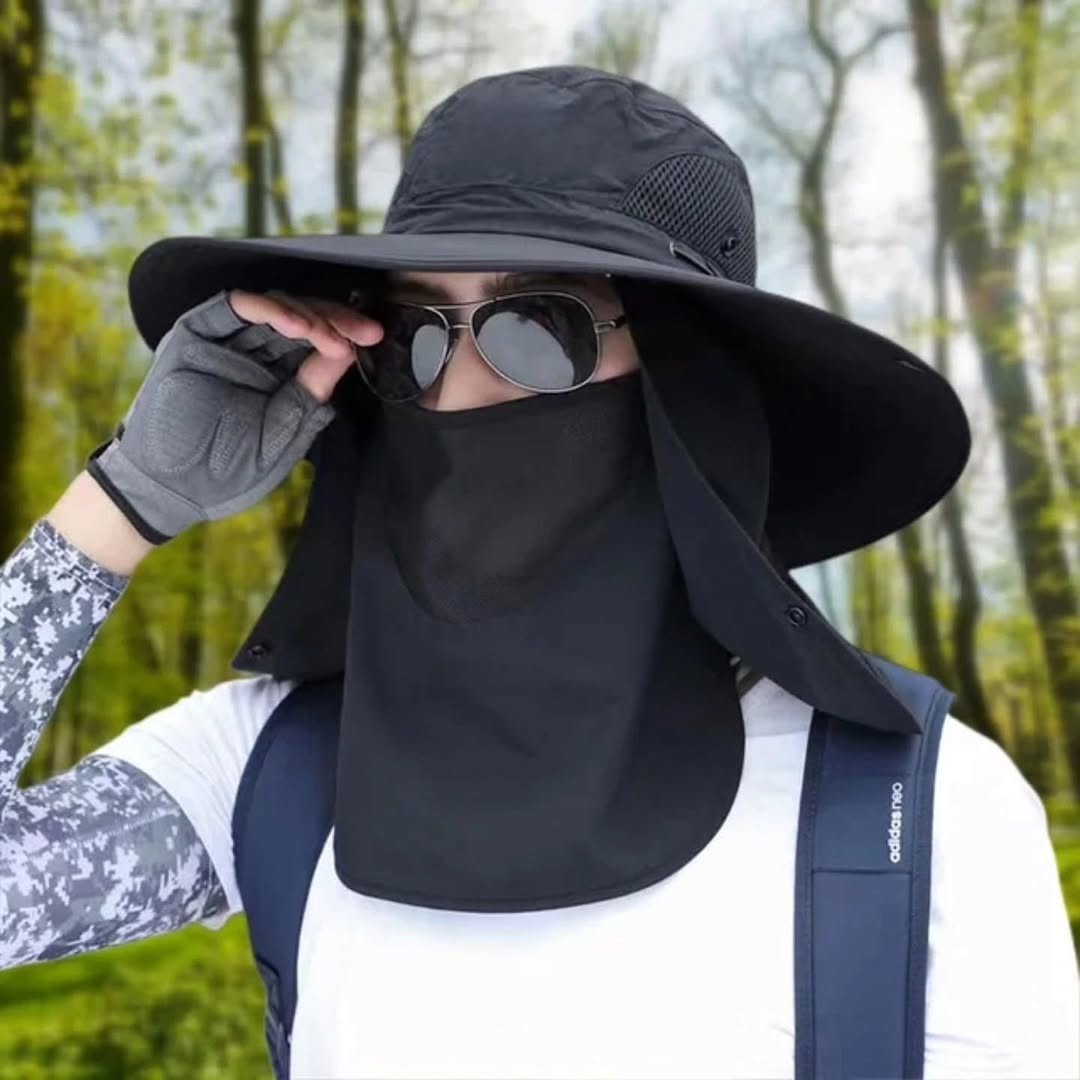 UV Protection Sun Hat with Neck and Face Flap