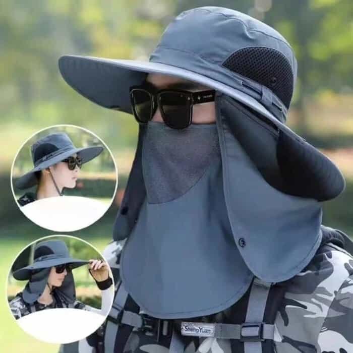 UV Protection Sun Hat with Neck and Face Flap