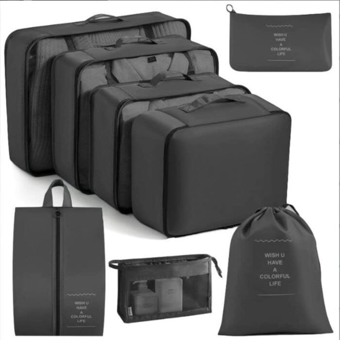8pcs Luggage Travel Organizers For Suitcase
