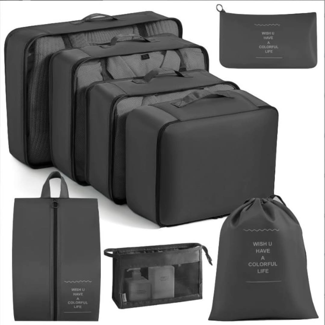 8pcs Luggage Travel Organizers For Suitcase