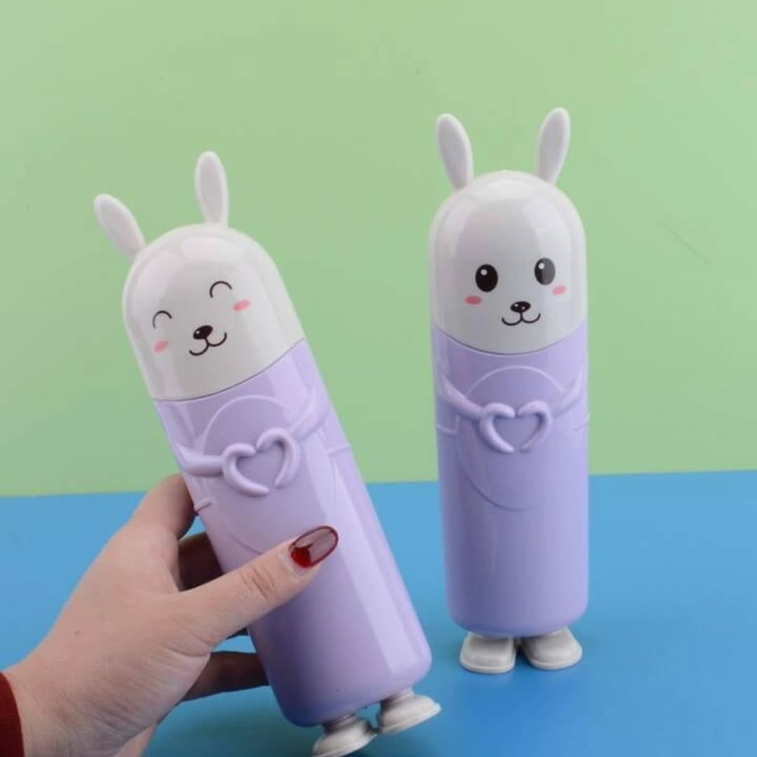 Cartoon Rabbit Travel Toothbrush Holder