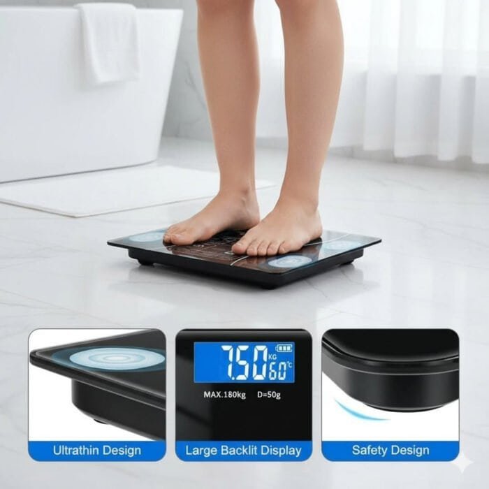 Bluetooth Smart BMI Weighing Scale