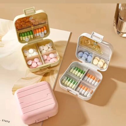 7 Grid Portable Pill Box
