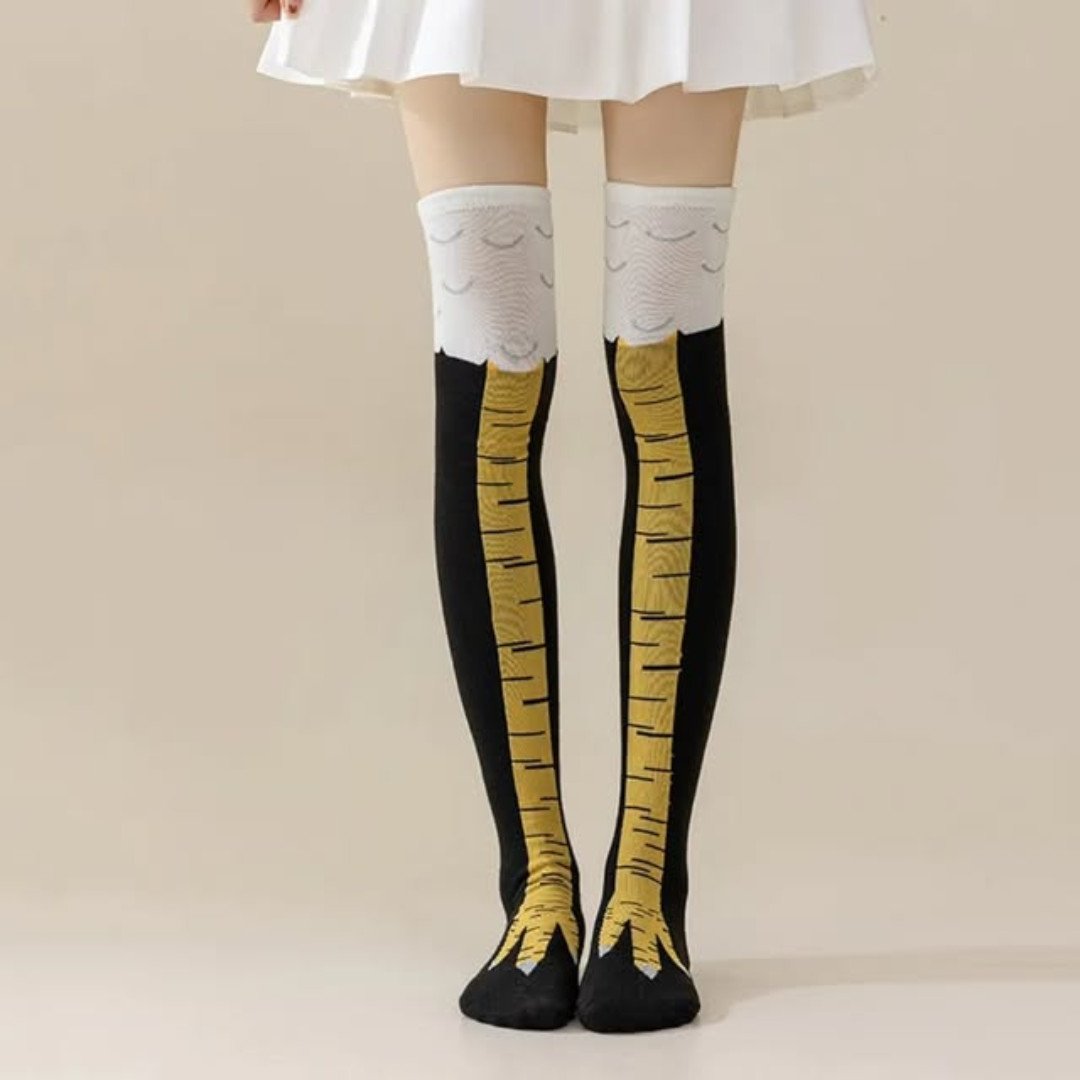 Halloween Funny Chicken Foot Socks