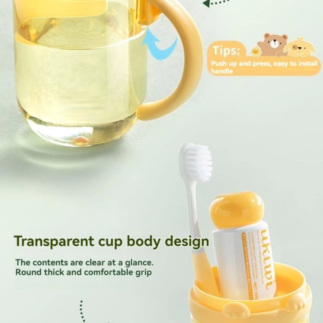 Kids Cartoon Themed Toothbrush and Toothpaste Holder