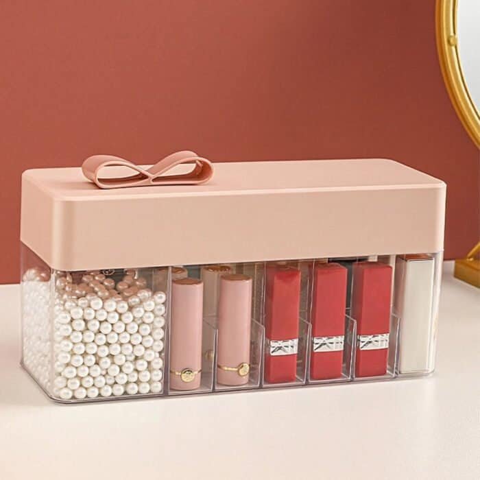 Transparent Lipstick Storage Box