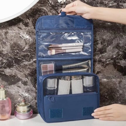 Partitioned Makeup Organizer Bag