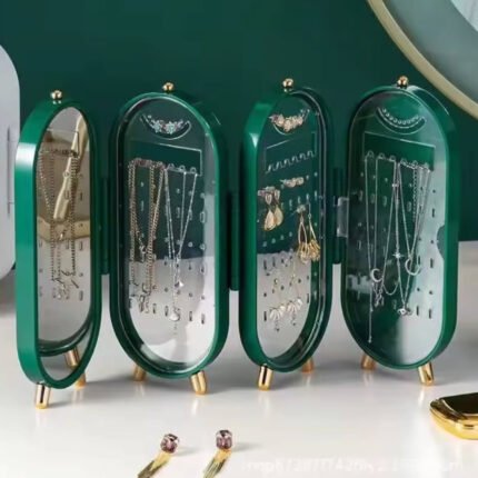Foldable Exquisite Jewelry Box Organizer