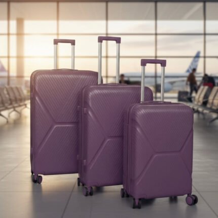 3 in 1 Unbreakable Rubber Suitcase Set