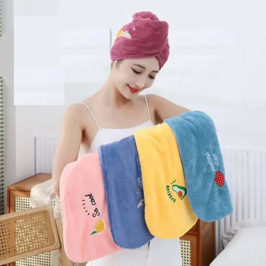 Microfiber Absorbent Hair Towel