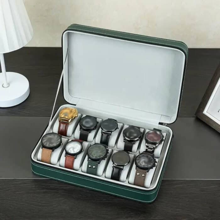 10 Slots Watch Organizer Storage Box