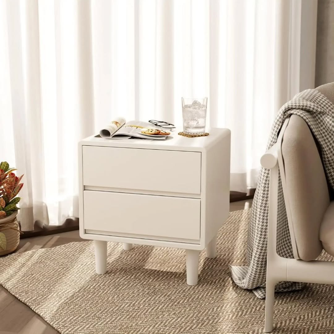 Modern Wooden Bedside Cabinet