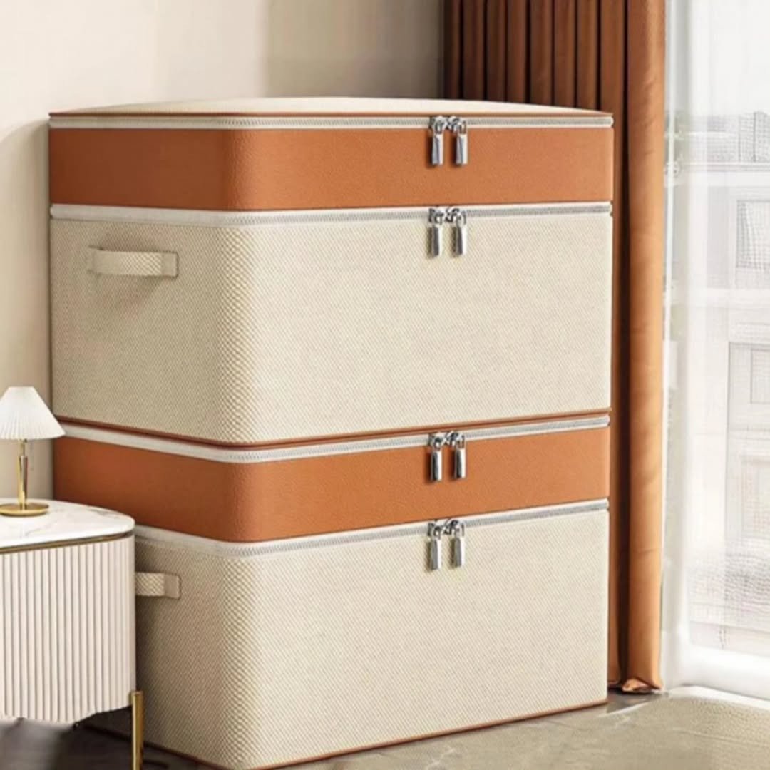 Thick Double Layer Fabric Closet Organizer