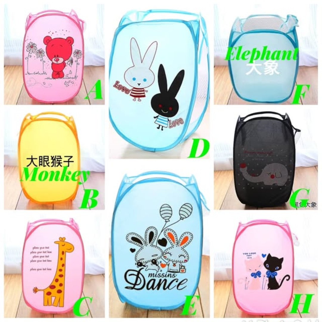 Kids Laundry Basket Bags